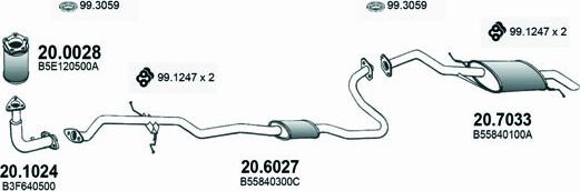 ASSO ART3445 - Система випуску ОГ autocars.com.ua