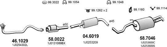 ASSO ART3657 - Система випуску ОГ autocars.com.ua