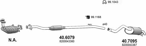 ASSO ART3693 - Система випуску ОГ autocars.com.ua