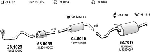 ASSO ART3733 - Система випуску ОГ autocars.com.ua