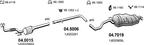 ASSO ART3760 - Система випуску ОГ autocars.com.ua