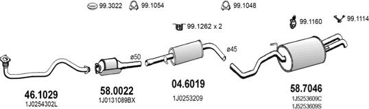 ASSO ART3762 - Система випуску ОГ autocars.com.ua