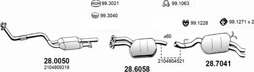 ASSO ART4020 - Система випуску ОГ autocars.com.ua