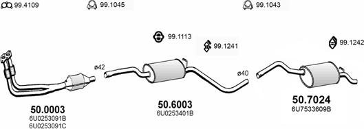 ASSO ART4080 - Система випуску ОГ autocars.com.ua