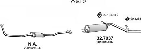 ASSO ART4208 - Система випуску ОГ autocars.com.ua