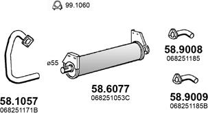 ASSO ART4232 - Система випуску ОГ autocars.com.ua