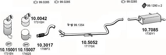 ASSO ART4272 - Система випуску ОГ autocars.com.ua