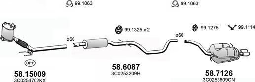 ASSO ART4450 - Система випуску ОГ autocars.com.ua