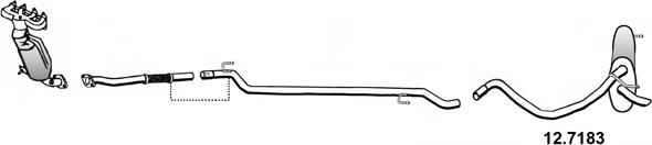 ASSO ART4462 - Система випуску ОГ autocars.com.ua