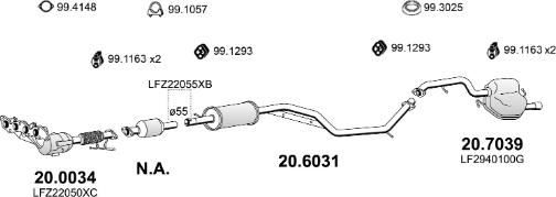 ASSO ART4524 - Система випуску ОГ autocars.com.ua