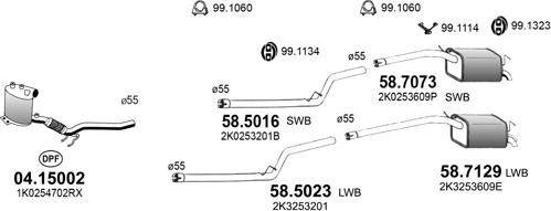ASSO ART4578 - Система випуску ОГ autocars.com.ua