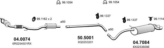 ASSO ART4600 - Система випуску ОГ autocars.com.ua
