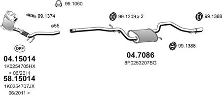 ASSO ART4604 - Система випуску ОГ autocars.com.ua