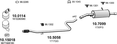 ASSO ART4630 - Система випуску ОГ autocars.com.ua
