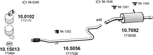 ASSO ART4633 - Система випуску ОГ autocars.com.ua