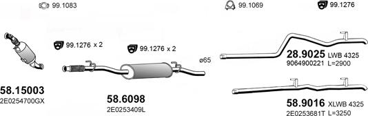 ASSO ART4844 - Система випуску ОГ autocars.com.ua