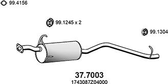 ASSO ART5021 - Система випуску ОГ autocars.com.ua