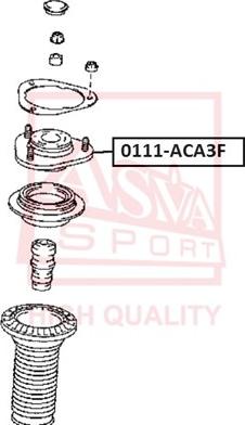 ASVA 0111-ACA3F - Опора стойки амортизатора, подушка autodnr.net