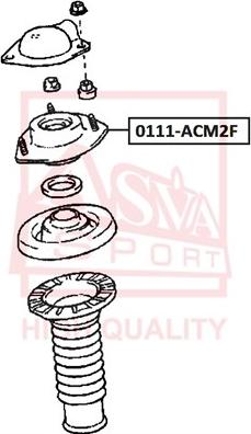 ASVA 0111-ACM2F - Опора стойки амортизатора, подушка avtokuzovplus.com.ua