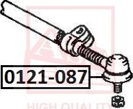 ASVA 0121-087 - Наконечник рулевой тяги, шарнир autodnr.net