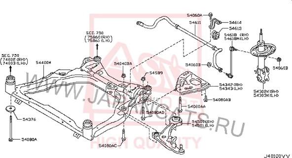 ASVA 0224-055 - Важіль незалежної підвіски колеса autocars.com.ua