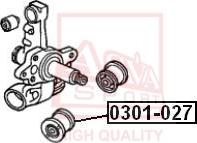 ASVA 0301-027 - Сайлентблок, рычаг подвески колеса avtokuzovplus.com.ua