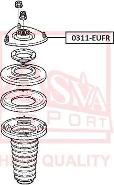 ASVA 0311-EUFR - Опора стойки амортизатора, подушка avtokuzovplus.com.ua