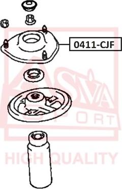 ASVA 0411-CJF - Элементы крепления амортизатора avtokuzovplus.com.ua