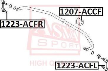 ASVA 1223-ACFR - Тяга / стійка, стабілізатор autocars.com.ua
