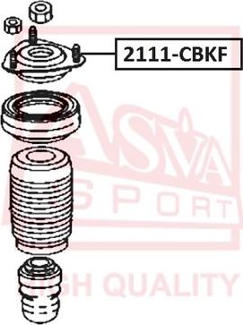 ASVA 2111-CBKF - Опора стійки амортизатора, подушка autocars.com.ua