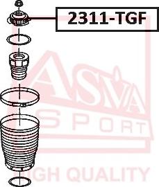 ASVA 2311-TGF - Элементы крепления амортизатора autodnr.net