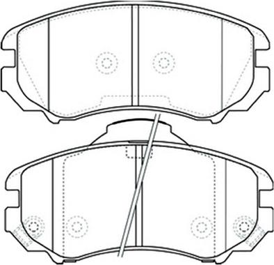 ASVA AKD-0377 - Гальмівні колодки, дискові гальма autocars.com.ua