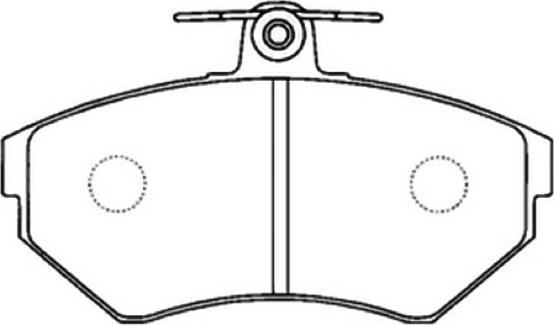 ASVA AKD-1009 - Тормозные колодки, дисковые, комплект autodnr.net