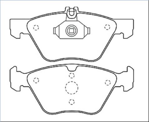 ASVA AKD-1013 - Гальмівні колодки, дискові гальма autocars.com.ua