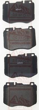 ASVA AKD-16106 - Тормозные колодки, дисковые, комплект autodnr.net