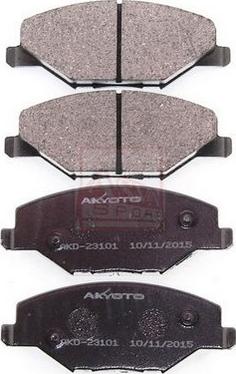 ASVA AKD-23101 - Тормозные колодки, дисковые, комплект autodnr.net