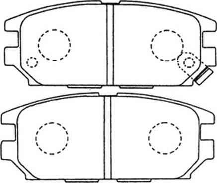 ASVA AKD-3272 - Гальмівні колодки, дискові гальма autocars.com.ua