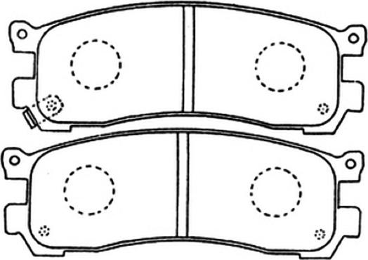 ASVA AKD-5290 - Гальмівні колодки, дискові гальма autocars.com.ua