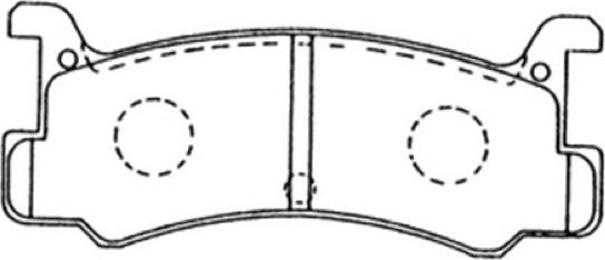 ASVA AKD-6353 - Тормозные колодки, дисковые, комплект autodnr.net