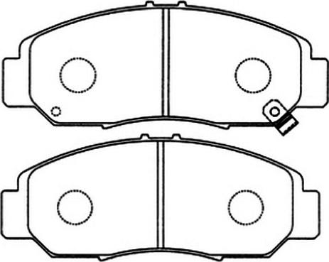 ASVA AKDC-8465 - Гальмівні колодки, дискові гальма autocars.com.ua