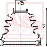 ASVA ASBT-INR51 - Пыльник, приводной вал avtokuzovplus.com.ua