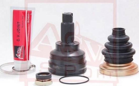 ASVA BX5R-001 - Шарнірний комплект, ШРУС, приводний вал autocars.com.ua