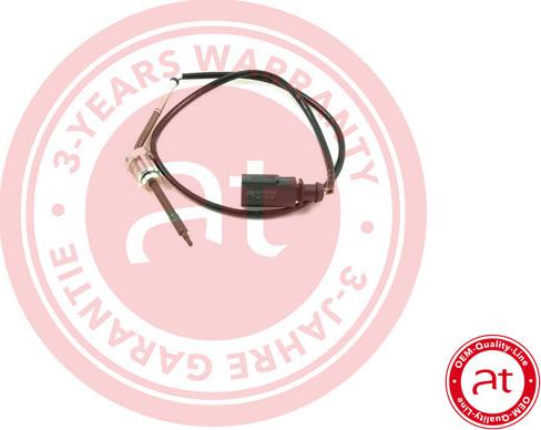 AT Autoteile AT11016 - Датчик, температура вихлопних газів autocars.com.ua