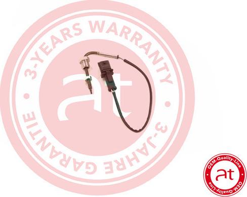 AT Autoteile AT11070 - Датчик, температура вихлопних газів autocars.com.ua