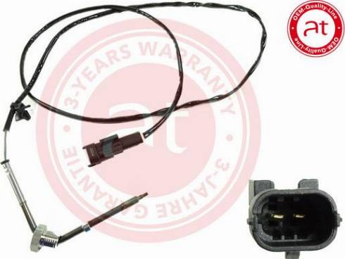 AT Autoteile AT11139 - Датчик, температура вихлопних газів autocars.com.ua