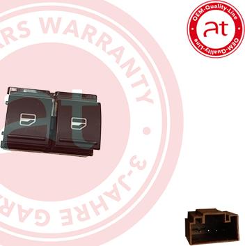 AT Autoteile at11857 - Вимикач, стеклолод'емнік autocars.com.ua