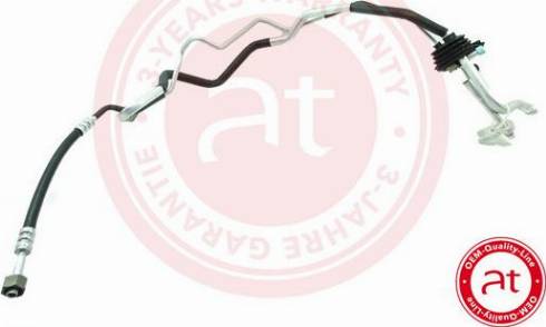 AT Autoteile at22334 - Трубопровід високого / низького тиску, кондиціонер autocars.com.ua