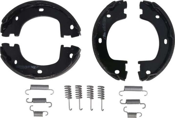 ATE 03.0137-4008.2 - Комплект гальм, ручник, парковка autocars.com.ua