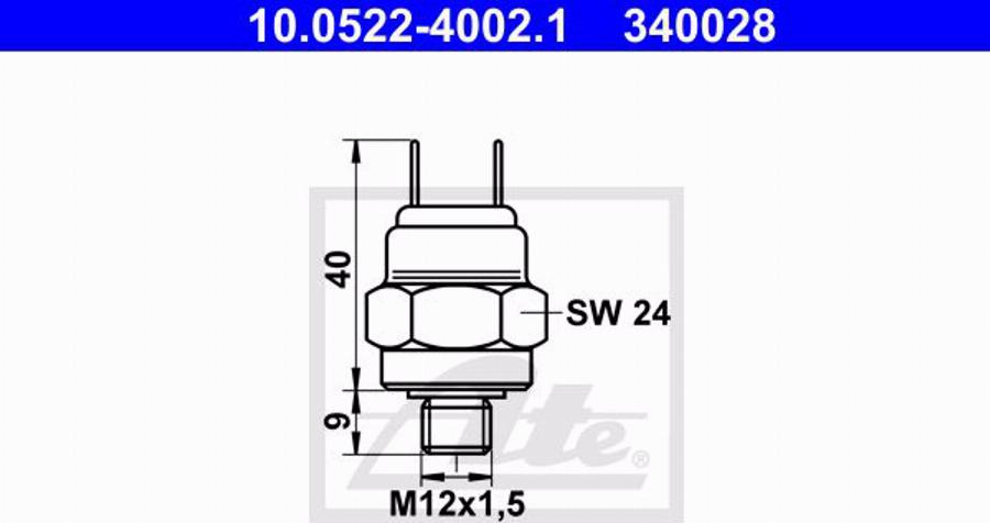 ATE 03.7750-2232.4 - Підсилювач гальмівної системи autocars.com.ua