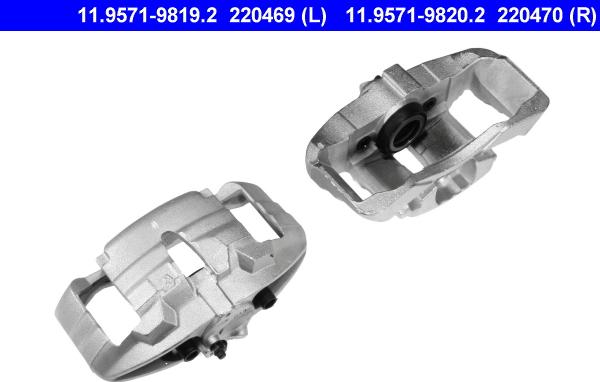 ATE 11.9571-9820.2 - Гальмівний супорт autocars.com.ua